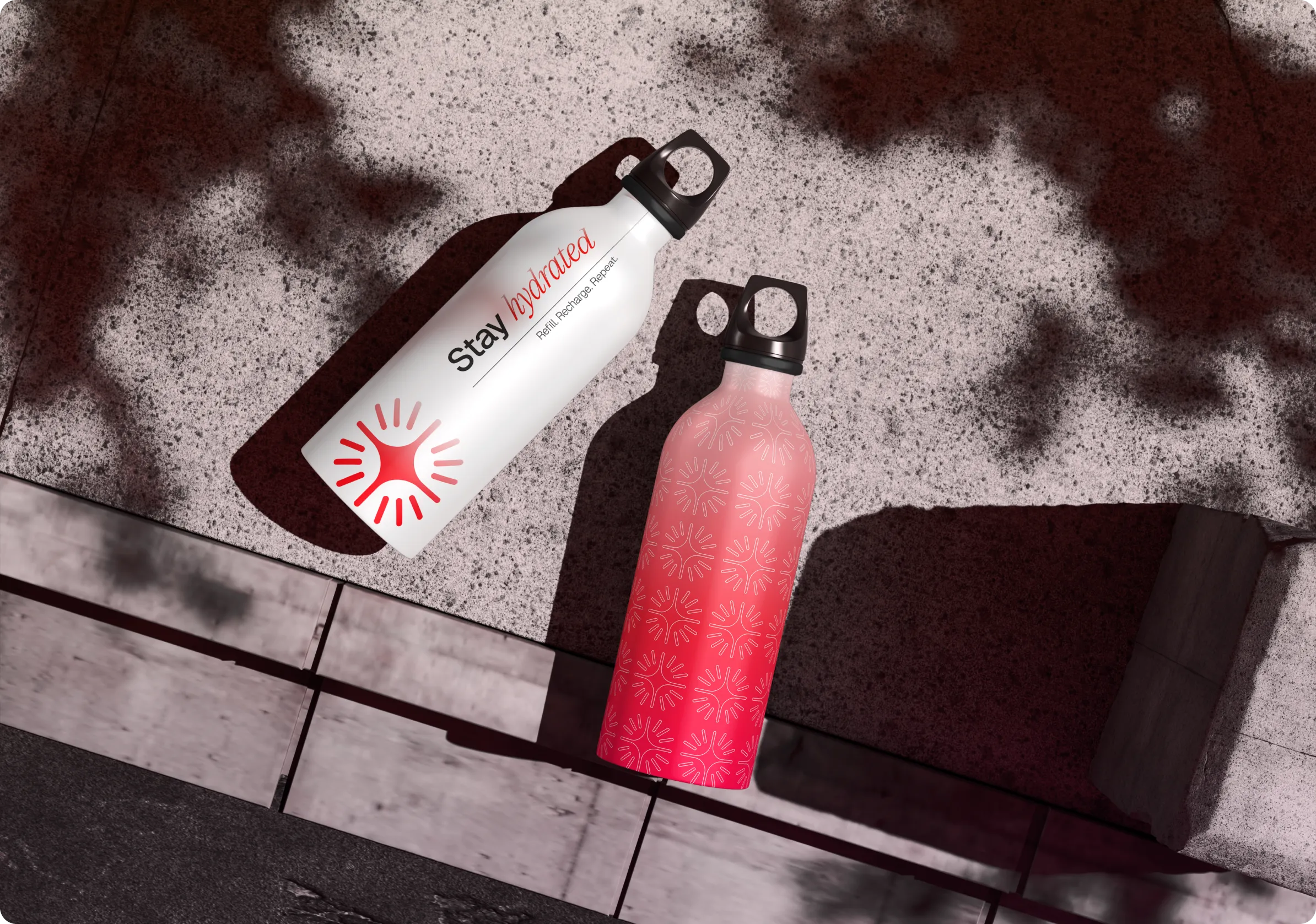 Solis Energy Water Bottle Merchandise Mockup